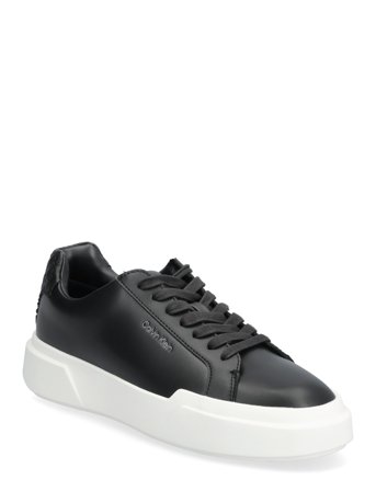 Calvin Klein Chunky Cupsole Laceup Lth Bt Aop - Black - 37