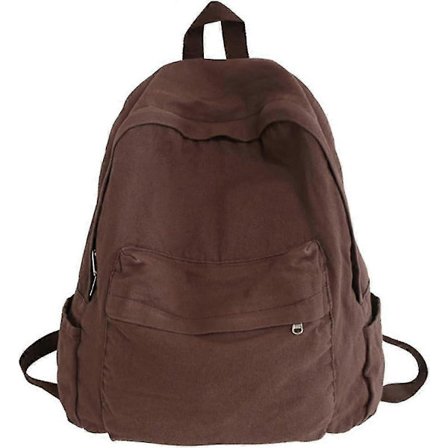 Ryggsäck för Kvinnor Män Vintage Brun Ryggsäck Grunge Estetisk College Laptop Ryggsäck Enfärgad Vardagsryggsäck Rese Dagsväska Rucksack-brun