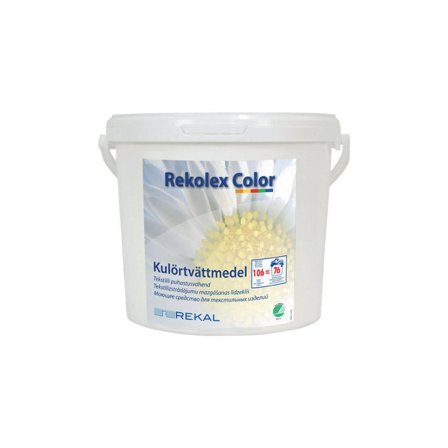 REKAL Tvättmedel REKOLEX Color 8kg - Lyreco - Städ och hygien - Tvättmedel och klädvård - Tvättmedel