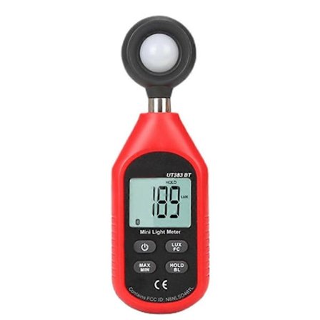 Professionel LED Lysmåler Digital Illuminansmåler med 0-200.000 Måleområde UT383BT