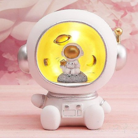 Astronaut Spargris med Månelys Piggy Bank Sparboks