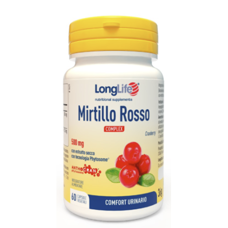 Longlife Mirtillo Rosso Complex 60 Capsule Vegetali