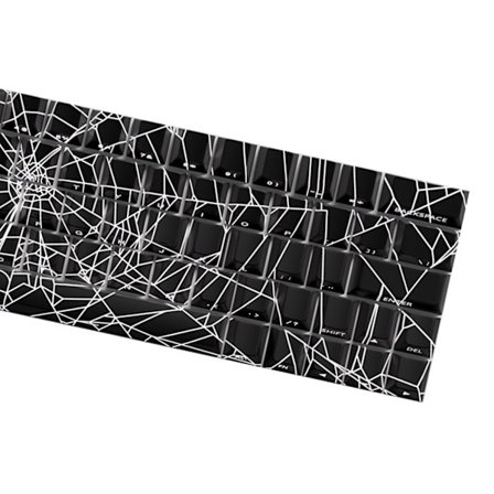 64/74 Taster Translucent Spiders Web Keycap Original Profil Side Print Backlit Key
