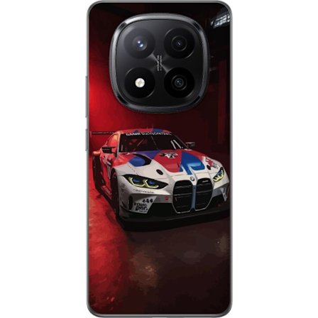 Kompatibelt Mobildeksel til Xiaomi Xiaomi Redmi Note 14 Pro+ BMW racingbil motorsport illustrasjon med dramatisk belysning sportsbil ytelse og bilentu