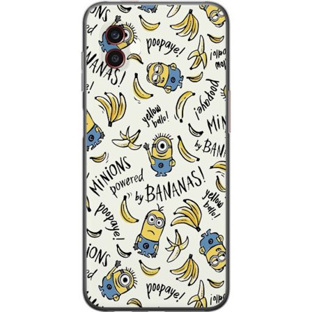 Kompatibelt Mobildeksel til Samsung Samsung Galaxy Xcover6 Pro Minions bananmønster leken illustrasjon med gule figurer bananer humoristisk design fo
