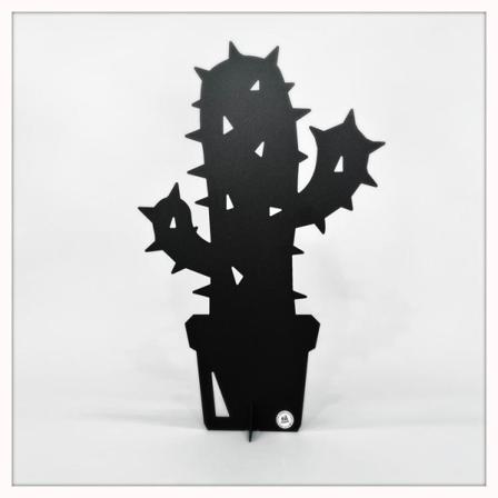 Kaktus Dekoration Liten 43 cm - flera färger Black