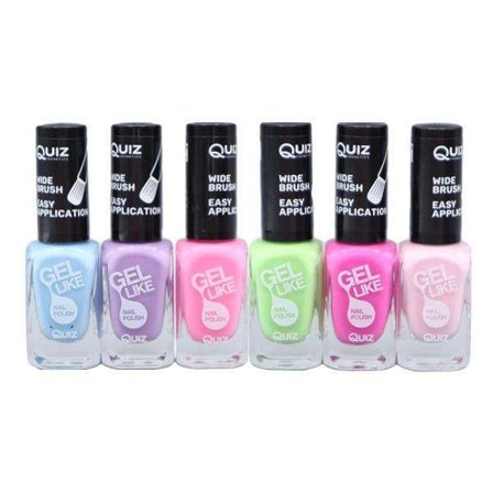 6 st nagellack, nagellack - Set -[HK]
