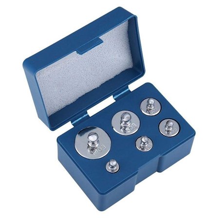 Kalibreringssett Kalibreringsvekt 200g 6 stk