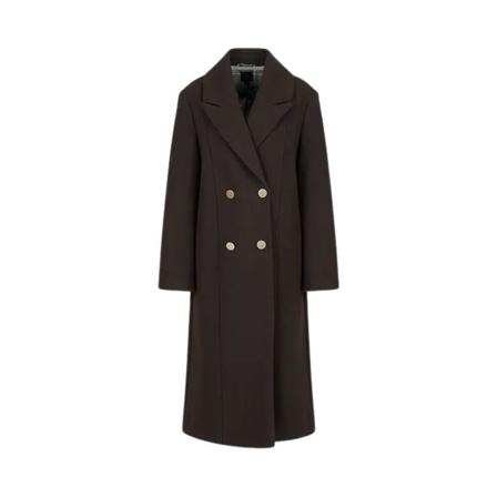 Armani Exchange Coats Brun, Dame Uldfrakker