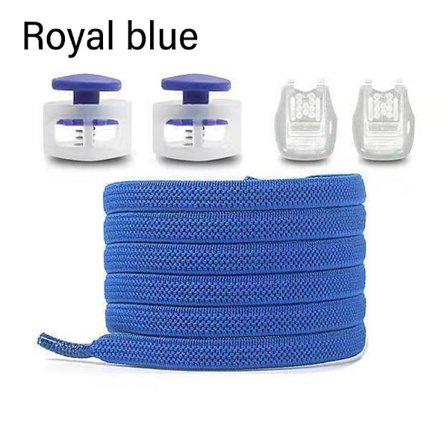 2Par No Tie Skosnören Skosnören utan slips ROYAL BLUE