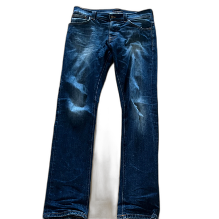 Blå nudie jeans grim tim