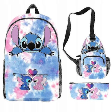 Stich Skolesekk Sett Penal Veske 3i1