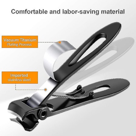 Negleklippere til Tykke Negle - Bred Kæbeåbning Overdimensionerede Negleklippere, Rustfrit Stål Robust Tånegleklippere til Tykke Negle