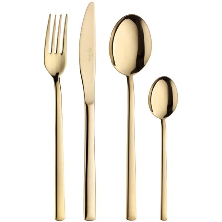 Pintinox Synthesis bestiksæt 24 dele, guld | KitchenOne