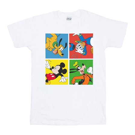 Disney Boys Mickey Mouse Friends T-shirt 5-6 år Vit