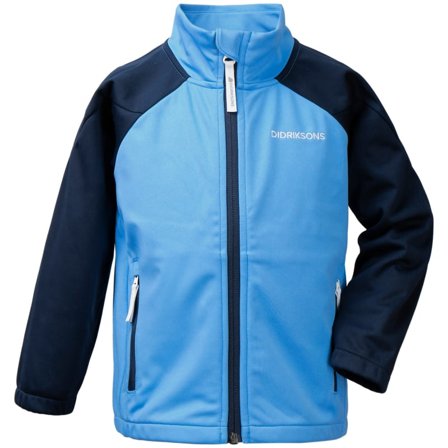Didriksons Vinden Kids Jacket 2 Children soft shell jackets Blue 110