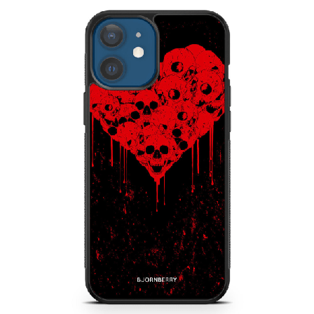 Bjornberry Hårdskal iPhone 12 Mini - Skull Heart