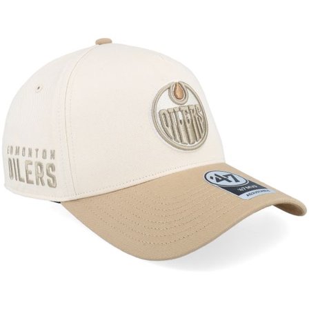 47 Brand - NHL Beige adjustable Keps - Hatstore Exclusive x Edmonton Oilers Sure Shot 47 Mvp Dt Natural/Tan A-frame Adjustable @ Hatstore