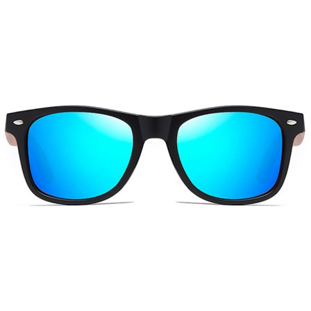 Pähkinäpuukehyksiset polarisoidut aurinkolasit