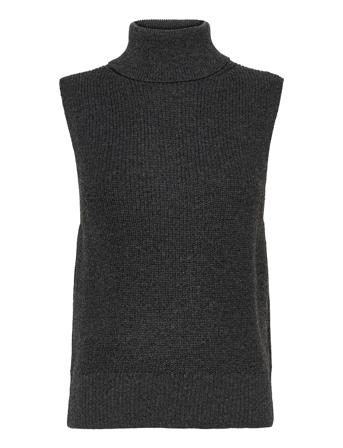 Onlparis Life Roll Vest Pullover Knt Grey ONLY