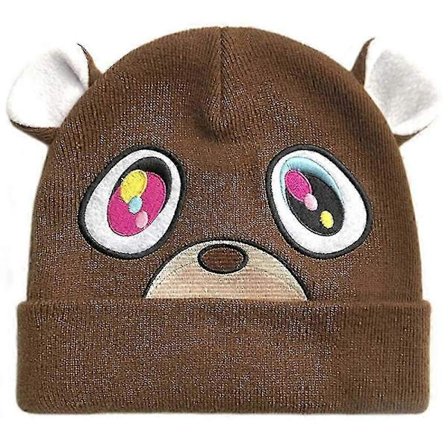 Mænd Kvinder Kanye West College Dropout Graduation Bear Hue Strikket Hat