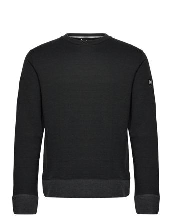 M Riffler Crew Sweat-shirt Genser Svart Super.natural
