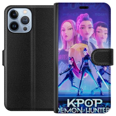 Kompatibelt Plånboksfodral till Apple iPhone 13 Pro Max Trendiga KPop Demon Hunters docka figur