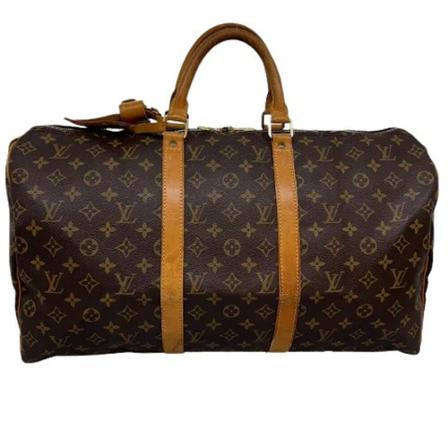 Louis Vuitton Vintage, Pre-owned Canvas travel-bags Bruin, Dames, Maat:ONE Size