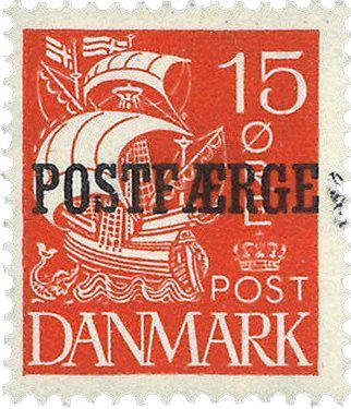 Danmark 1927 - Postfærgemærke AFA 10 - Postfrisk