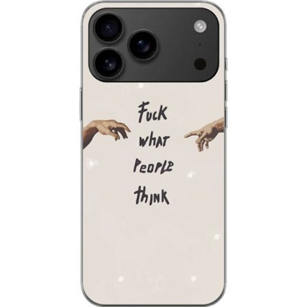 Kompatibelt Mobilskal till Apple Apple iPhone 17 Pro Max F what people think