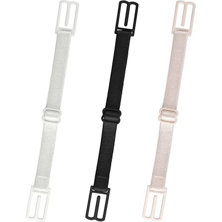 Set med 3 BH-bandshållare för kvinnor, halkfria justerbara BH-clips bak, halkfria elastiska BH-bandshållare för löpning, klättring, sport