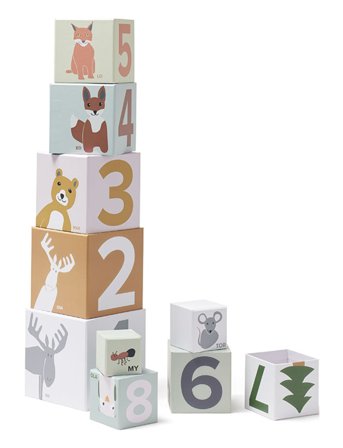 Kid's Concept | Cubes Paper 1-10 Edvin | ONE SIZE