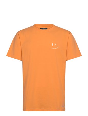Patrick Organic Tee Orange Clean Cut Copenhagen