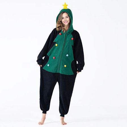 Kvinnors mysig julgran Jumpsuit