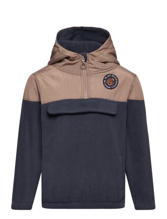 Nmmorm Fleece Anorak Outerwear Jackets & Coats Anoraks Beige Name It*Betinget Tilbud