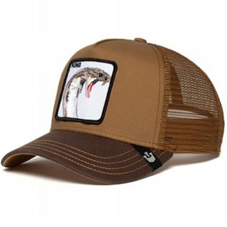 Farm Justerbar Mesh Trucker Hat til mænd og kvinder Snake