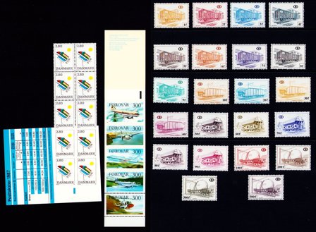 Europæiske lande - Frimærkepakke - Postfrisk