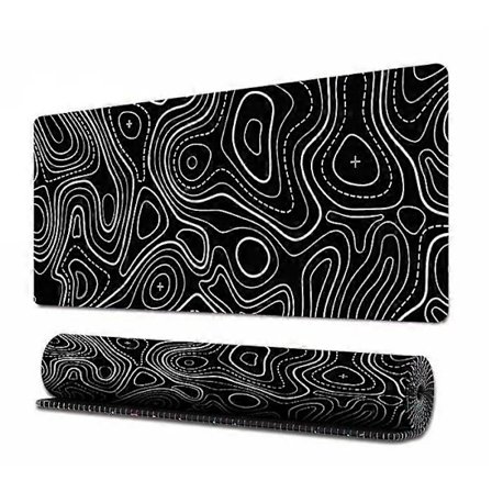 Hiirimatto kotitoimistotyöhön, pelihiirimatto työpöydän matto pehmeä sileä pinta ja liukumaton kumipohja vedenpitävä pehmeä kangas hiirimatto 600 x 