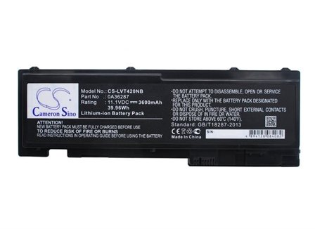 Batteri til notebook, bærbar computer til Lenovo ThinkPad T420s, ThinkPad T420si