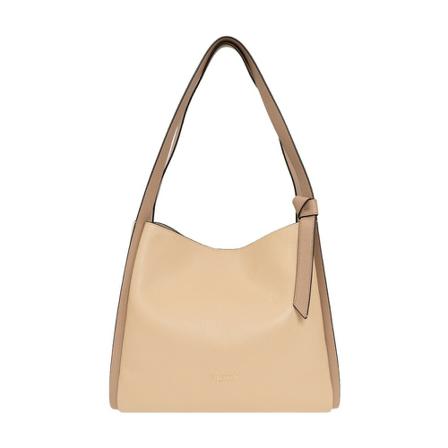 Kate Spade, Knott Large shoulder bag Beige, Dames, Maat:ONE Size,leer