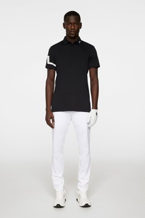 J.Lindeberg - Golf - Heath Regular Fit Golf Polo - Black - Man - XXL