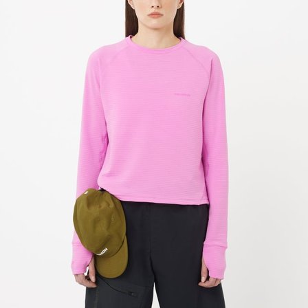 Salomon - Langarmshirt Baselayer Damen Essential Lightwarm - Cyclamen