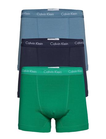 3P Trunk Boxerkalsonger Grön Calvin Klein