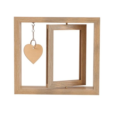 Dobbeltsidefotoramme Roterende bilderammer MED KJÆRLIGHET