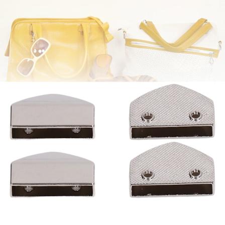 10 sarjaa vetoketjun pysäytintä kiiltävä ulkonäkö kätevä käytännöllinen houkutteleva koristeellinen laukku tarvikkeet matkalaukuilleValkoinen