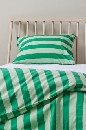 Jotex - Putevar 50x60 Cm - Økologisk Grønn matt svart - EVELYN - Kjøp Sengesett til barn hos Jotex