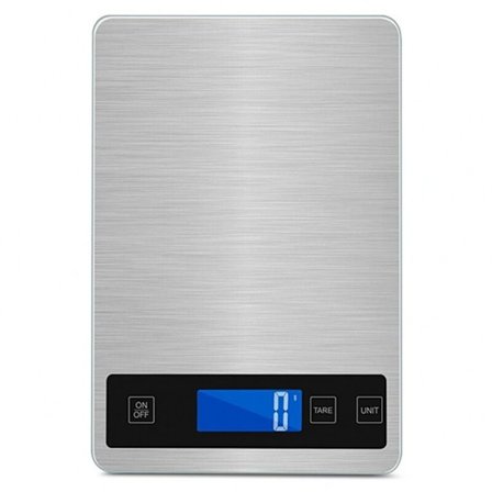 Digital köksvåg 15 kg Uppladdningsbar USB C Hög Precision 1g 0.1oz med Batteri Kompatibel med Braun Philips