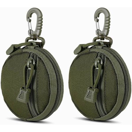 Organisationsväska för resor, sport och camping - kompakt och lätt att bära - set om 2 (grön)