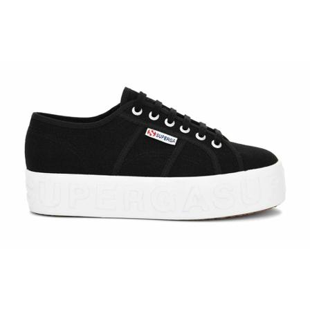 Superga W Sneakers , Zwart , Dames , Maat: 39 EU