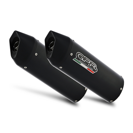 G.P.R. Slip On/Bolt On Furore Black - Suzuki SV 1000 N 2003-2007
